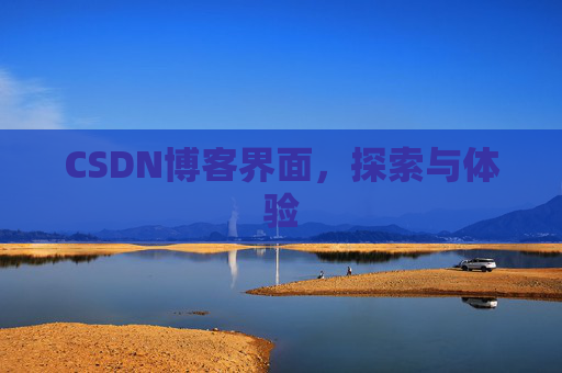 CSDN博客界面，探索与体验
